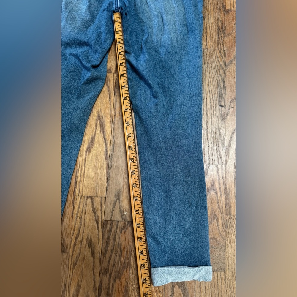 Guess Jeans Womens Medium Blue High Rise Skinny Ankle Stretch Denim Tapered Cuff - Picture 11 of 13